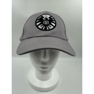 Captain Marvel Shield Baseball Cap. Gray. New